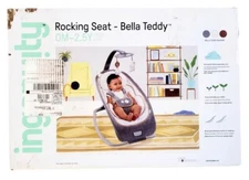 Ingenuity Foldable Baby Rocking Seat- Bella Teddy New