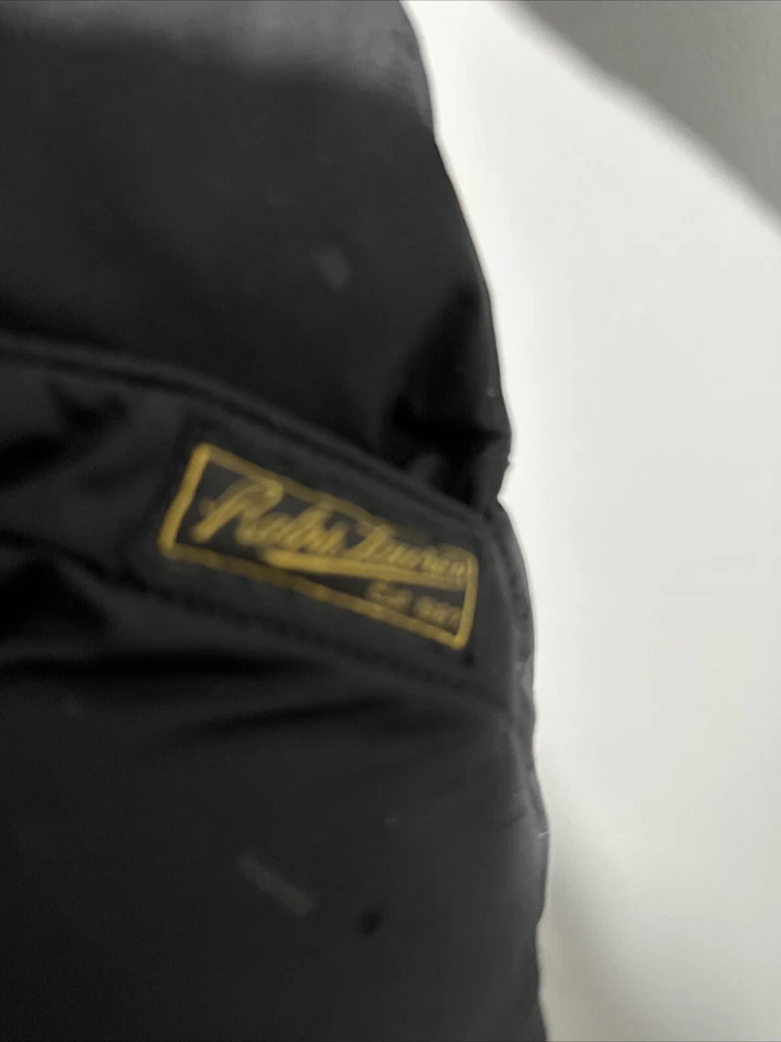 GORGEOUS POLO RALPH LAUREN BLACK HOODED DOWN JACKET Kids Size M 10/12 - Image 4 of 4