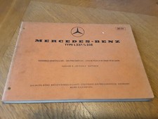 Mercedes Benz LKW Typ L337/338 Fahrerhaus Ersatzteilliste 1970
