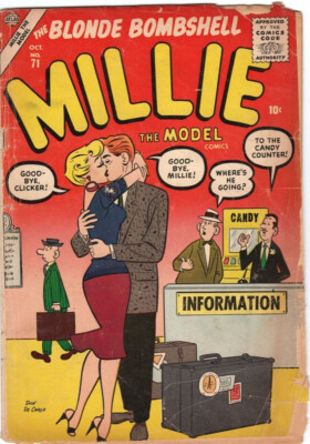 Millie the Model # 71...Good-  1.8 grade...1956 comic book..Good girl art--ri