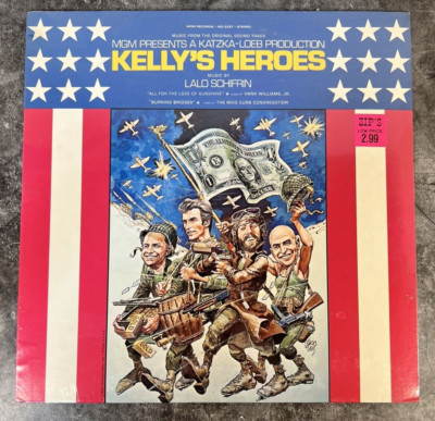 LALO SCHIFRIN, Kelly's Heroes ost USA NEW SEALED Old Stock LP Hank Williams Jr.