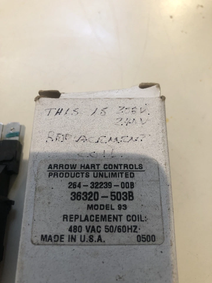 NEW Arrow Hart Controls Replacement Coil 264-32239-00B 36320-503B - Image 2 of 2
