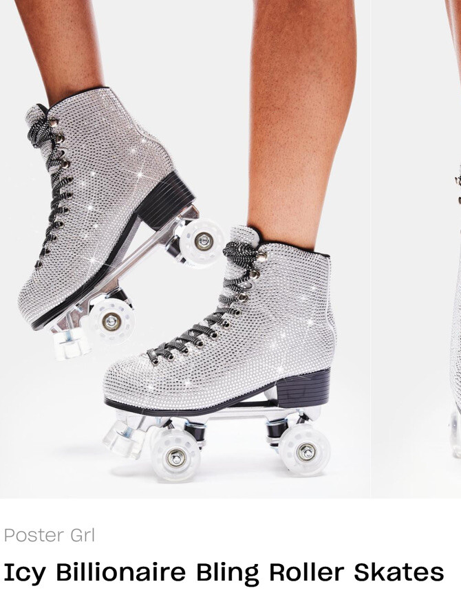 Billionaire Bling Limited Edition Roller Skates Size 6 DollsKill Poster