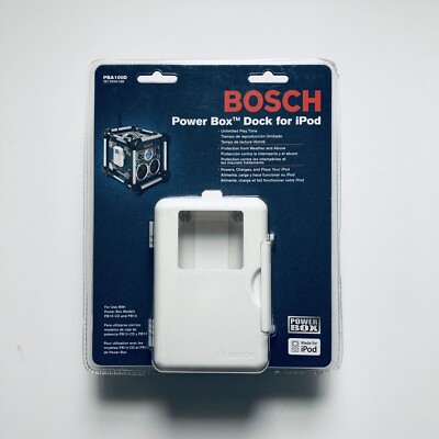 New Bosch Power Box IPOD DOCK PB10-CD PB10 Weather And Abuse Resistant
