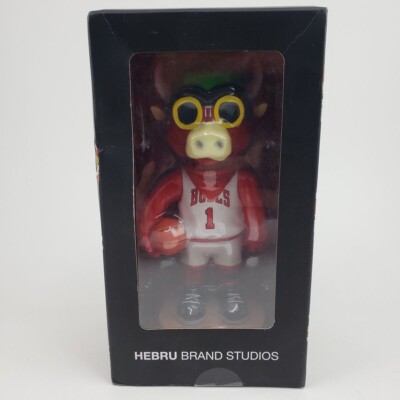 Chicago Bulls Benny the Bull Bobblehead Hebru Brant Brand Studios