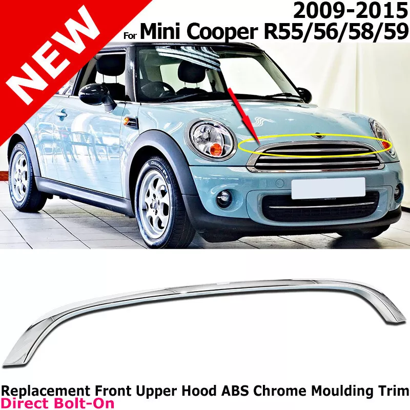 3 Teile/satz Glänzend Schwarz Front Haube Form Grille Surround Abdeckung  Trim Kits für MINI Cooper 5 R56 R57 R58 R59 S JCW 2008-2014 - AliExpress