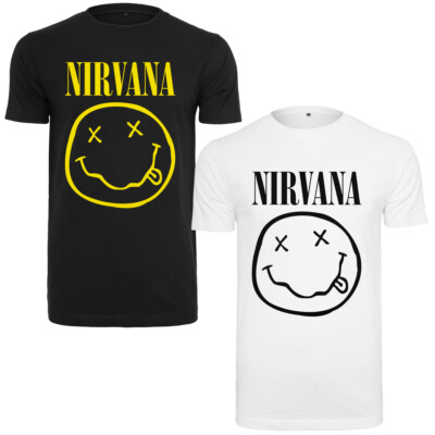 Merchcode Nirvana Lithium Tee T-Shirt Oberteil Shirt Musik Legenden Pop Rock Hit