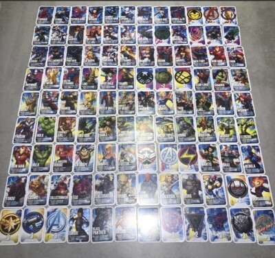 Carte Collection set complet 108 CARTES MARVEL PARS EN MISSION Leclerc ...