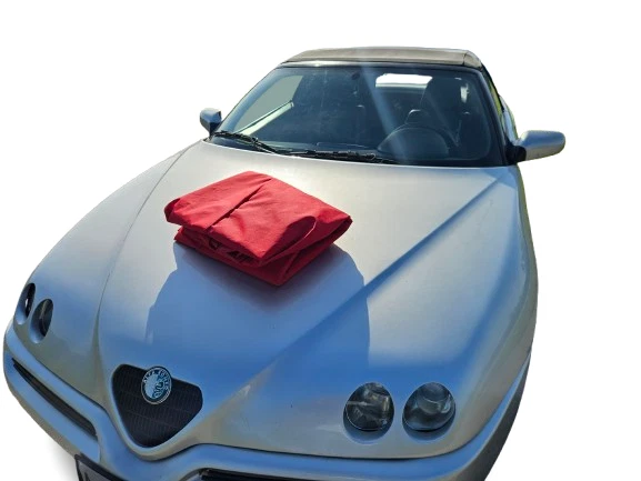Telo copri capotta per esterno alfa romeo spider 916 - Immagine 4 di 4