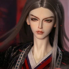 BJD SD Doll 1/3 Handsome Boy Male Free Eyes Face Up Wig Resin Toys Gift Handmade