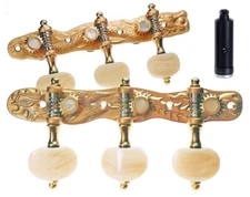 1/18 Classical Guitar machine head tuner Gold plated free friction 101SG-P14I S4