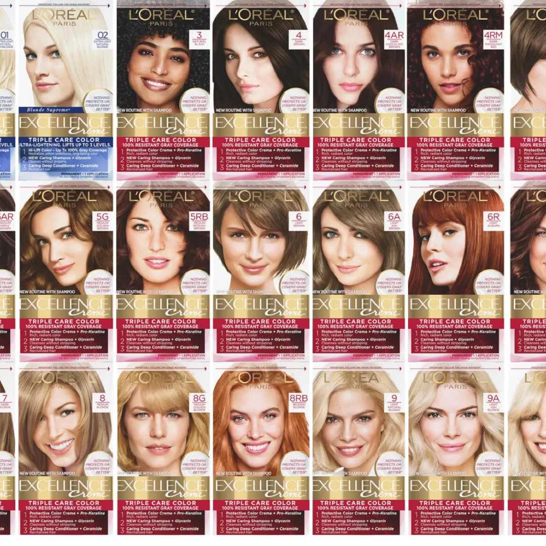 L'Oreal Paris Excellence Creme Permanent Hair Color (Pick Your