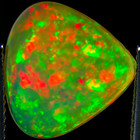 4.36 Ct Natural Ethiopian Cabochon Opal Gemstone Multi Color Pear Cut — photo 4