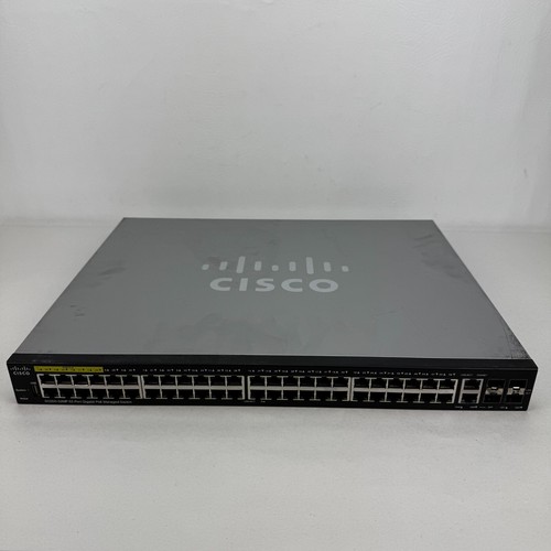 Cisco SG350-52MP-K9 V02 Gigabit Managed Network Switch POE 48 Port w/ SFP