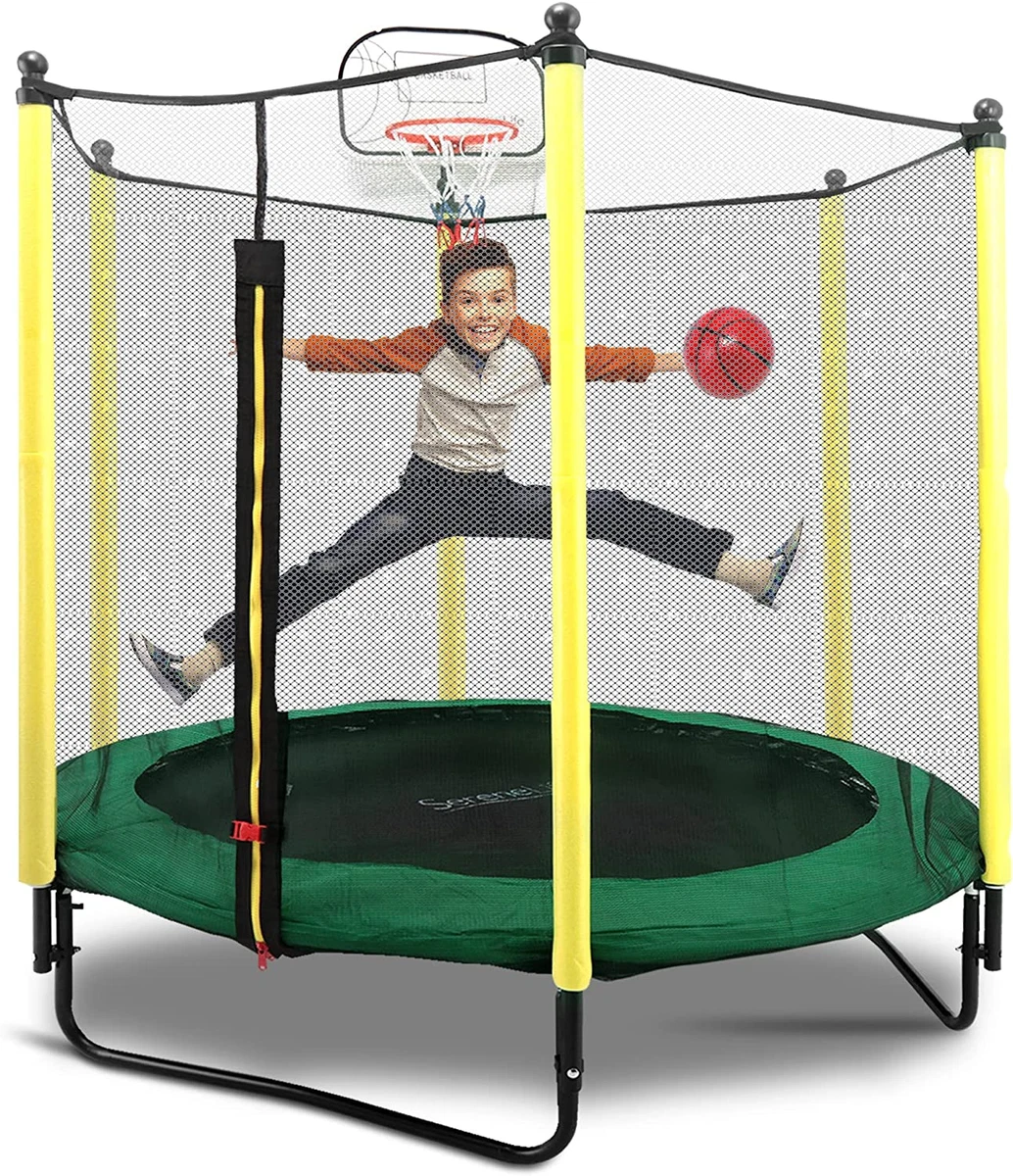 10ft trampoline with net cheap