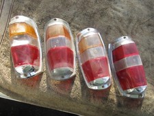 Konvolut, 4 Stück, Rücklichtgläser Mercedes-Benz 190 SL, Ponton spät