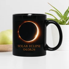I was there Total solar Eclipse 2024 Mug, Totality USA Solar Eclipse 2024
