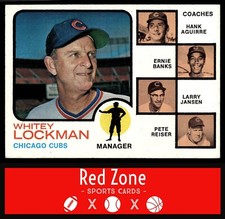 1973 Topps - #81 Cubs (Lockman / Aguirre / Banks / Jansen / Reiser) EX+