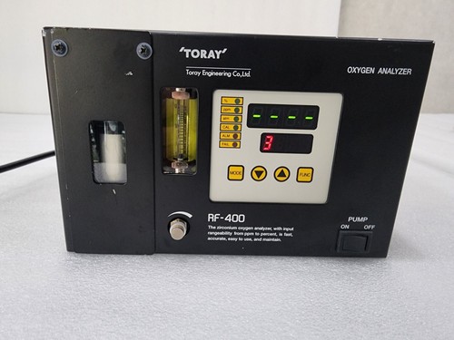 Toray O2 Analyzer TORAY ENGINNERING OXYGEN ANALYZER RF-400 | eBay