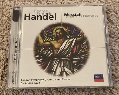 George Frederic Handel - Messiah Arias and Choruses London Symphony - CD - NEW