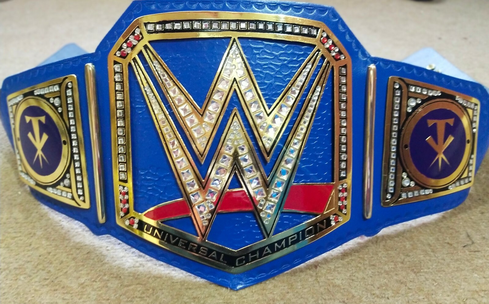 NEW WWE Blue Universal Championship Replica Belt with undertaker sides
