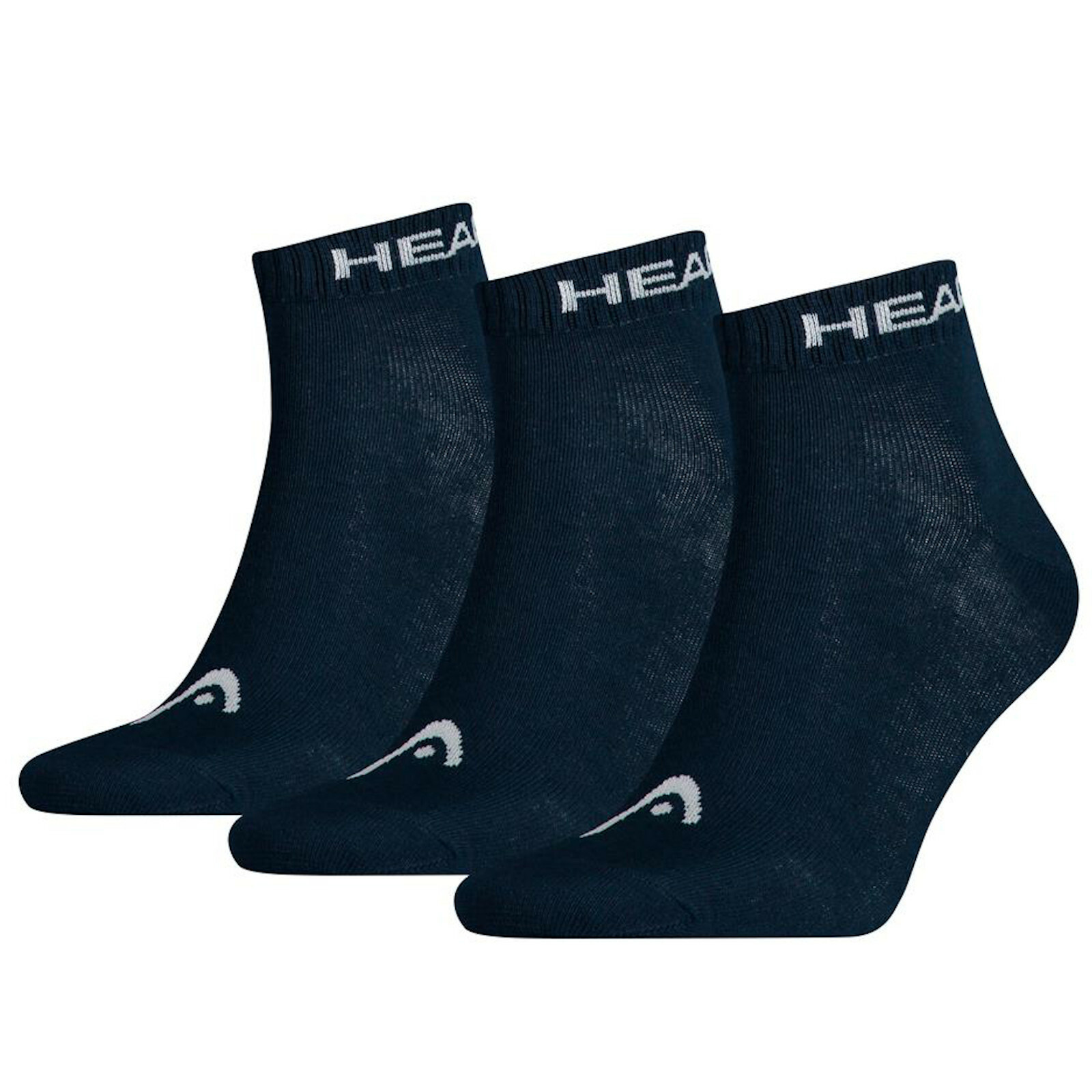 HEAD Sports Quarter Socks UK 211 (3 Pair MultiPack) For Tennis Squash