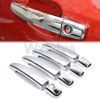 Front Left Exterior Door Handle For 2013-2015 Chevy Malibu & 2011-2015 Cruze - Primed, With Key Hole, Evan-Fischer
