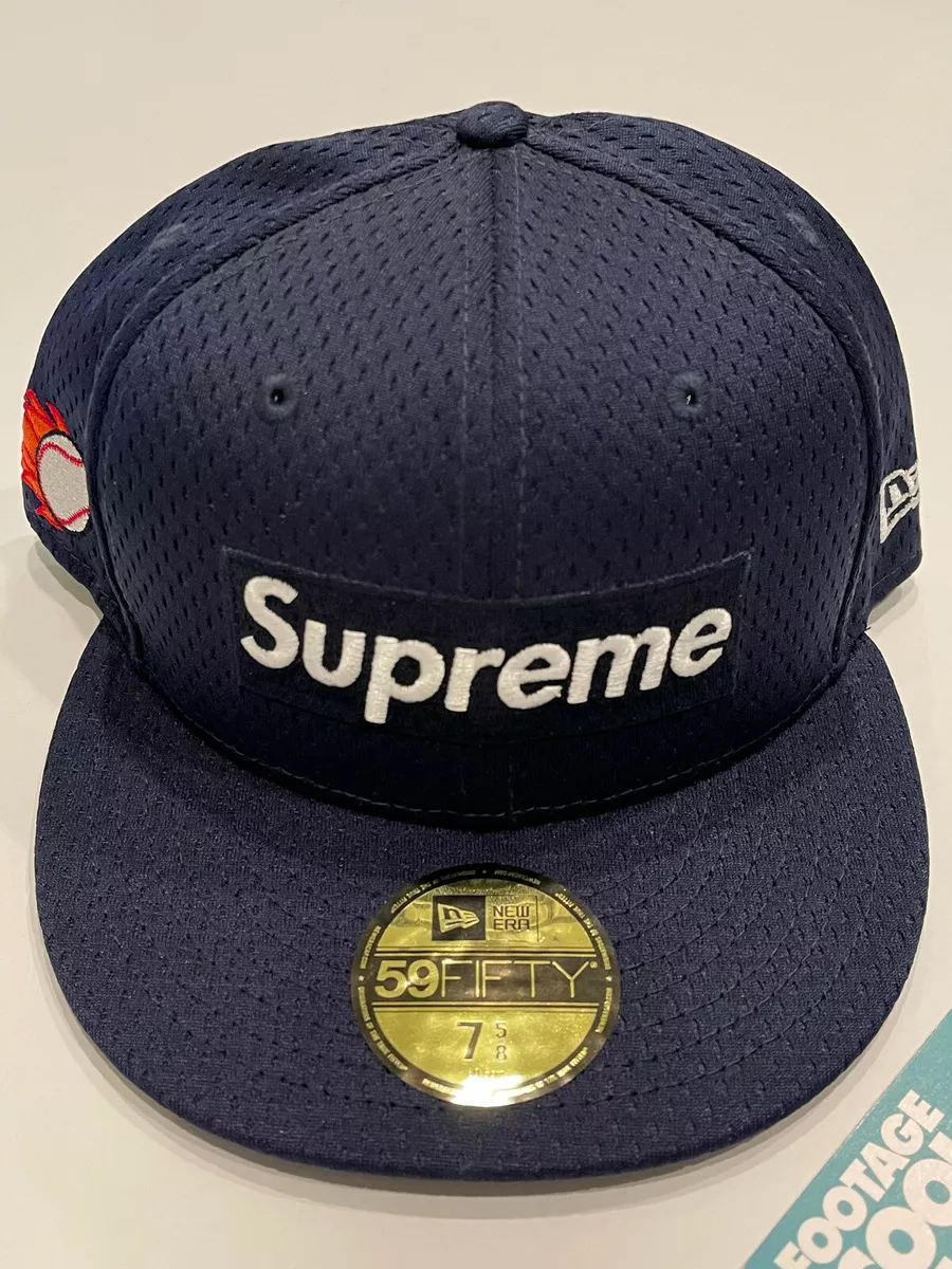 新品未使用 supreme Box Logo Mesh cap 黒 7-3/8