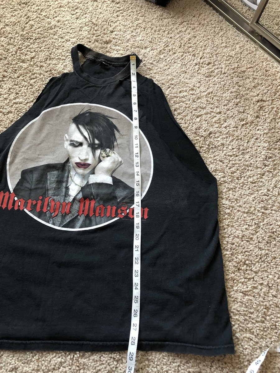 VINTAGE MARILYN MANSON AGAINST ALL GODS TOUR CONCERT T-SHIRT VINTAGE MARILYN MANSON AGAINST ALL GODS TOUR CONCERT T-SHIRT