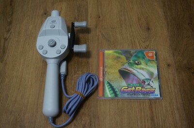 Sega Dream cast ASCII Fishing Rod Controller HKT-8700 Working +