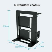 D ITX Motherboard Simple Aluminum Portable Rack 1U Compact Power Supply