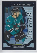 2015-16 OPC O PEE CHEE DYLAN DeMELO RC 074/100 BLACK RAINBOW ROOKIE U15 Sharks