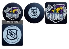 SYRACUSE CRUNCH AHL IN GLAS CO CORP. LTD VINTAGE HOCKEY PUCK MADE IN CANADA