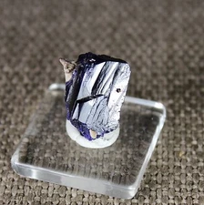 AZURITE  SUPERB GLEAMING INDIGO BLUE CRYSTAL from Tousitt Morocco. #2856 W
