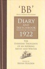 WATKINS-PITCHFORD DENYS BB BOOK DIARY AND SKETCHBOOK 1922 hardback BARGAIN "BB"