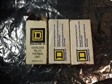 Lot of 3 Square D Overload Relay Thermal Heaters 2 B 2.10 1 B 3.00