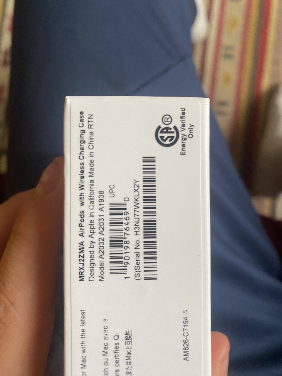 The Serial Latest Airpods Model Number Serial Number A1602 Airpods