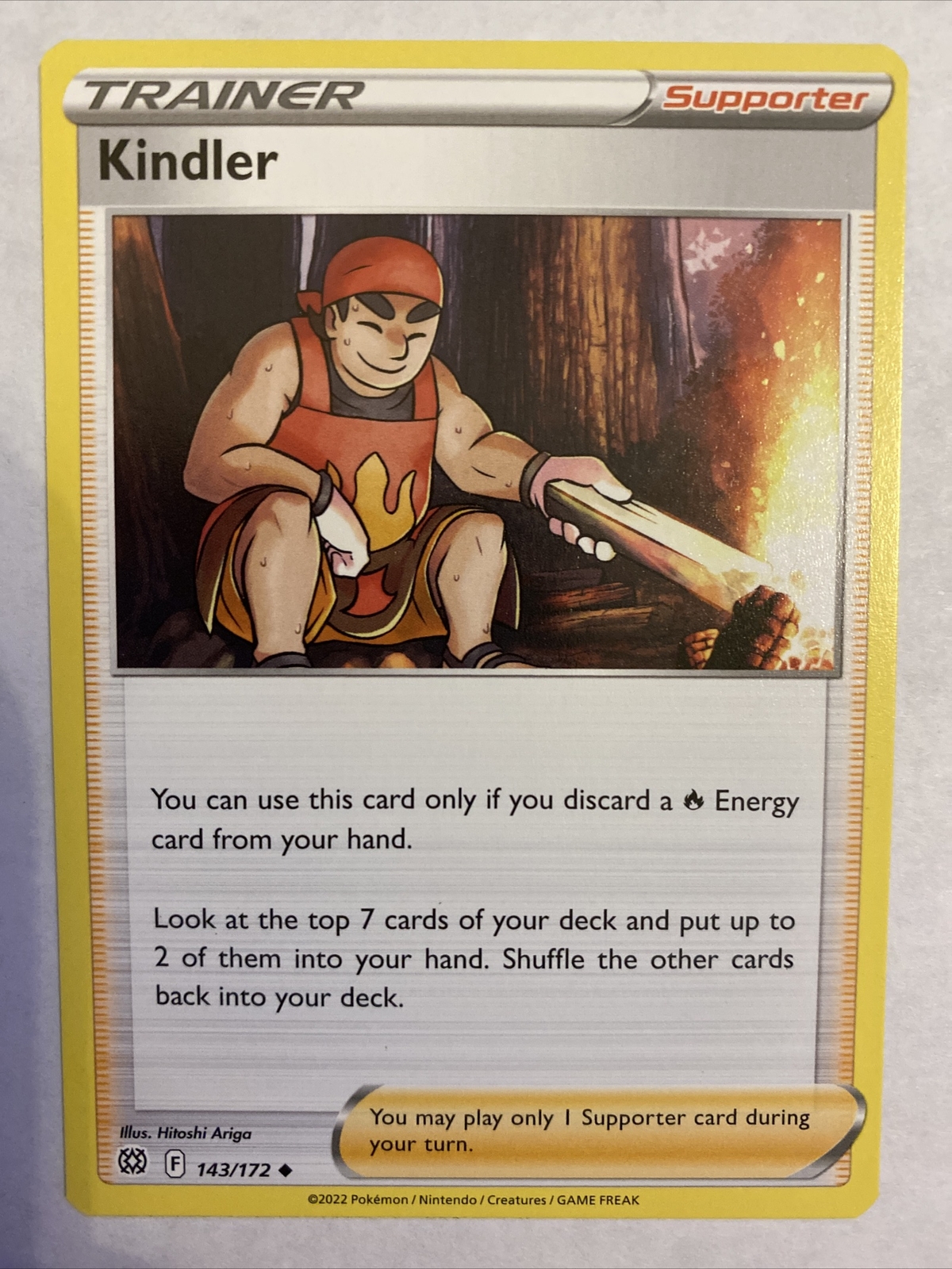 Kindler 143/172 - NM/M - Brilliant Stars Pokemon Card