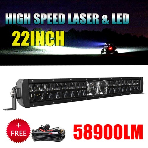Dual Row laser 22" 32" 42" Off road led light bar Driving lamp SUV 4WD 4X4 Truck - Picture 15 of 17