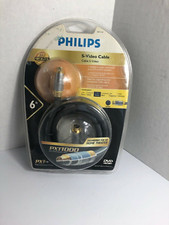 Philips S-Video Cable TV A/V Receiver Home Theater 6ft