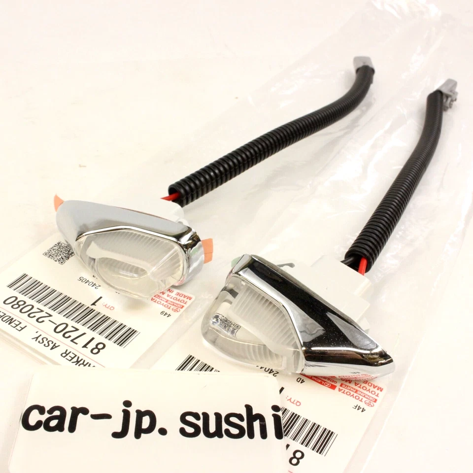 TOYOTA Genuine Mark II Cresta JZX100 GX10# LX100 Fender Marker Lamp Unit SET - image 4 of 4