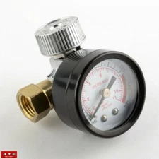 ATE USA PRO 1/4" MINI REGULATOR W/ GAUGE FOR AIR COMPRESSOR 