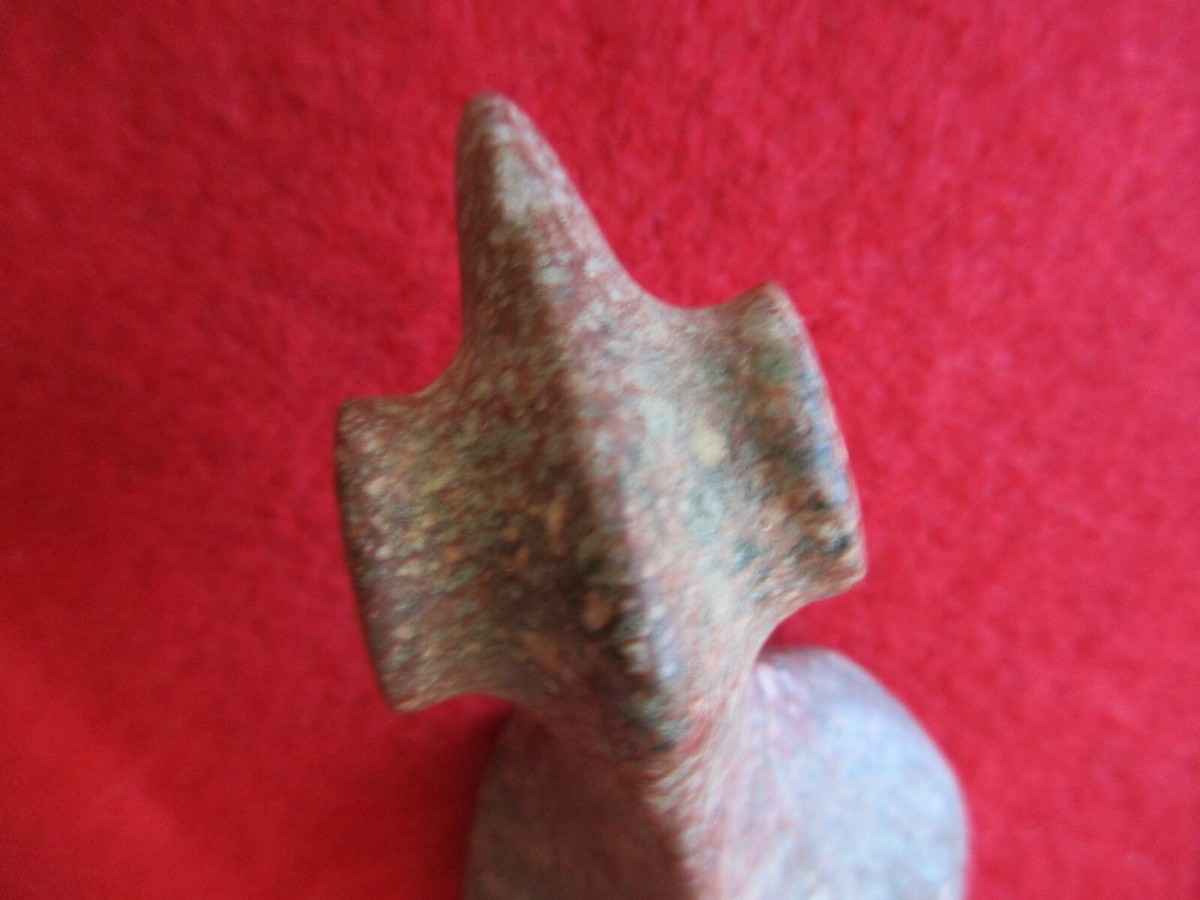 NATIVE AMERICAN POPEYE BIRDSTONE, NESTING CARVED BIRDSTONE
