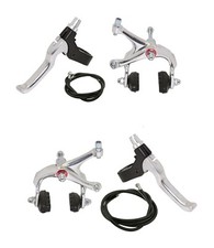 ALTALINE 570a FRONT & REAR Alloy Brake Set CHROME FIXED GEAR BIKE TRACK ROADBIKE
