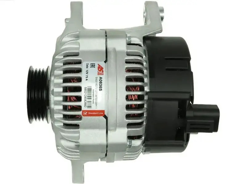 Alternator with belt pulley A0636S AS-PL for MITSUBISHI CARISMA CARISMA Saloon