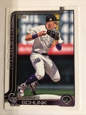 2025 Topps Series 1 Aaron Schunk #196 (RC)