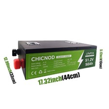 48V 50Ah LiFePO4 Lithium Battery 15000 Cycles BMS 51.2V for Off Grid Solar RV