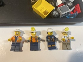 Lego City 60152 Sweeper & Excavator 100% & 60184 Mining Team 99% w/ manuals