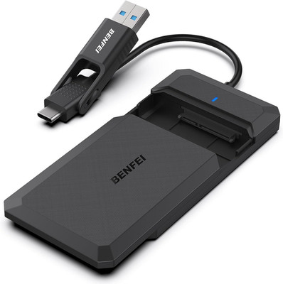 BENFEI 2.5 Inch SATA to USB Tool Free External Hard Drive Enclosure, USB Type-C/