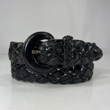 Black Braided Belt - Women's Size 28